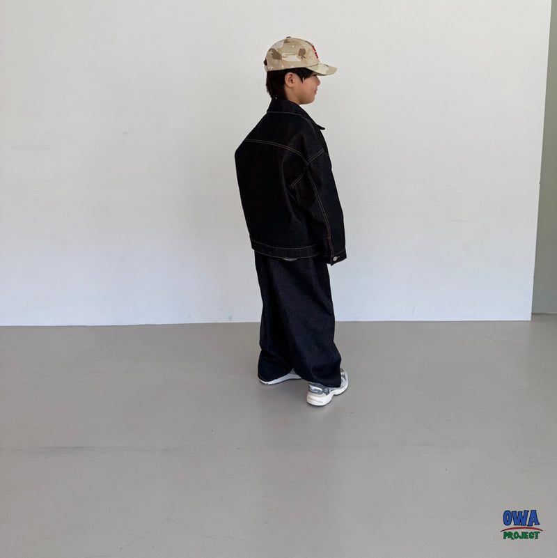O Wa - Korean Children Fashion - #littlefashionista - Balloon Denim Pants - 4