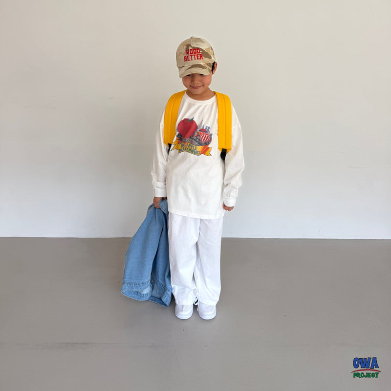O Wa - Korean Children Fashion - #todddlerfashion - Apple Tee - 4