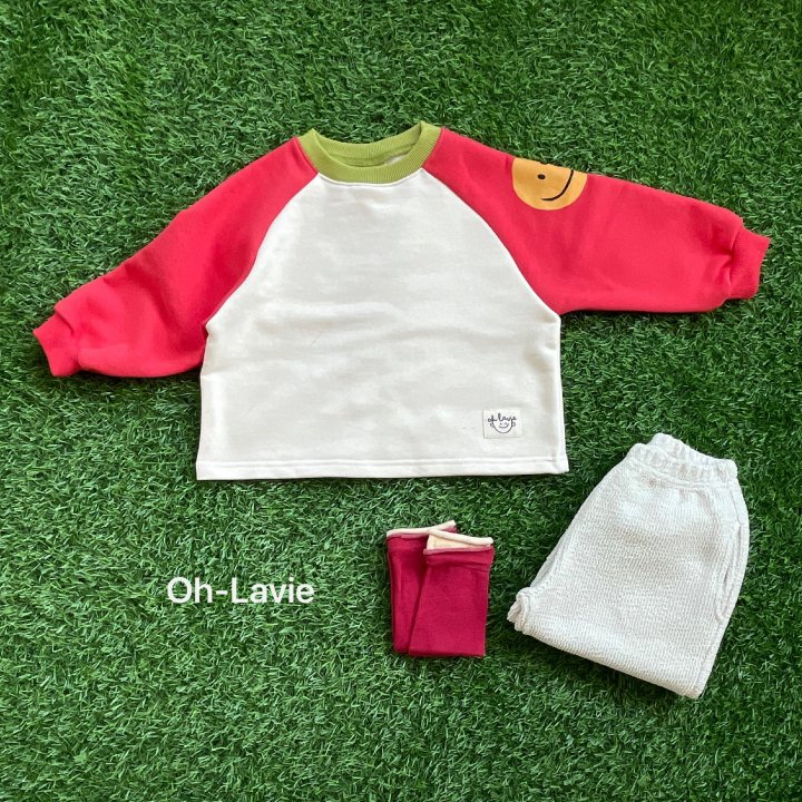 Oh lavie - Korean Children Fashion - #childofig - Smile Raglan Sweatshirt - 5