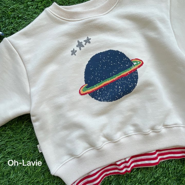 Oh lavie - Korean Children Fashion - #prettylittlegirls - Space Layered Sweatshirt - 4