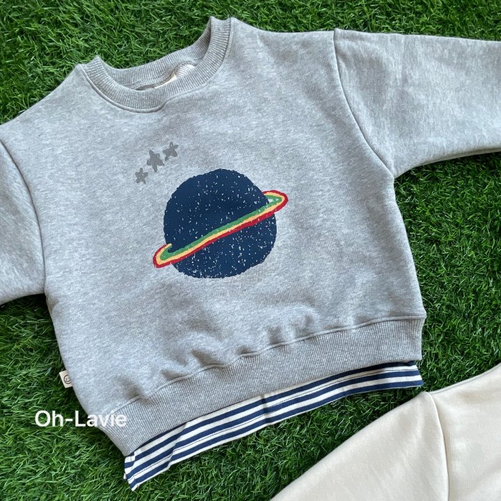 Oh lavie - Korean Children Fashion - #childofig - Space Layered Sweatshirt - 5