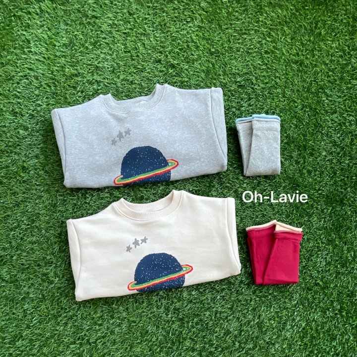 Oh lavie - Korean Children Fashion - #designkidswear - Space Layered Sweatshirt - 7