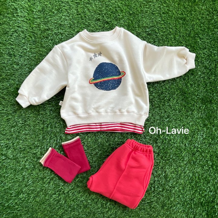 Oh lavie - Korean Children Fashion - #fashionkids - Space Layered Sweatshirt - 9
