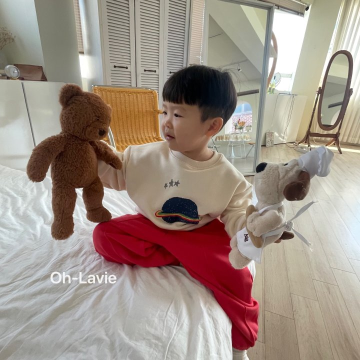 Oh lavie - Korean Children Fashion - #kidsstore - Space Layered Sweatshirt - 11