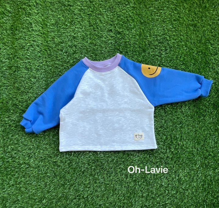 Oh lavie - Korean Children Fashion - #minifashionista - Smile Raglan Sweatshirt - 3