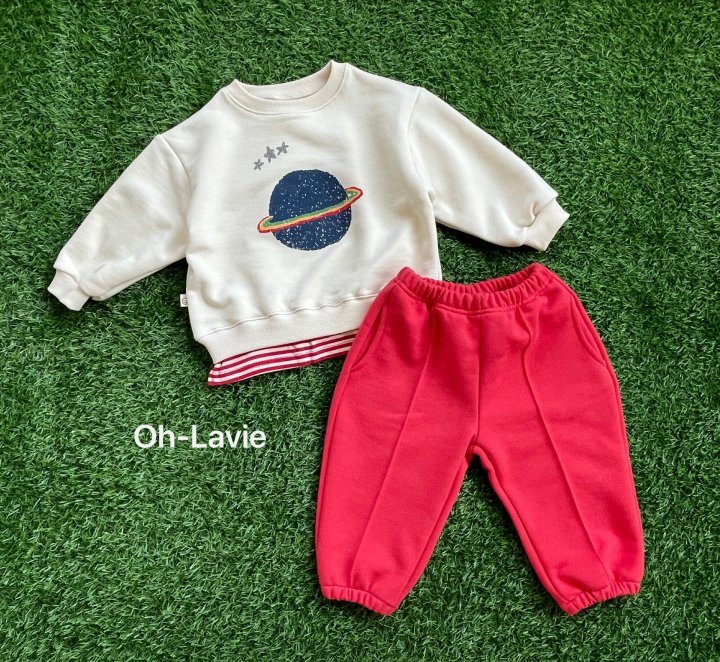 Oh lavie - Korean Children Fashion - #minifashionista - Space Layered Sweatshirt - 2