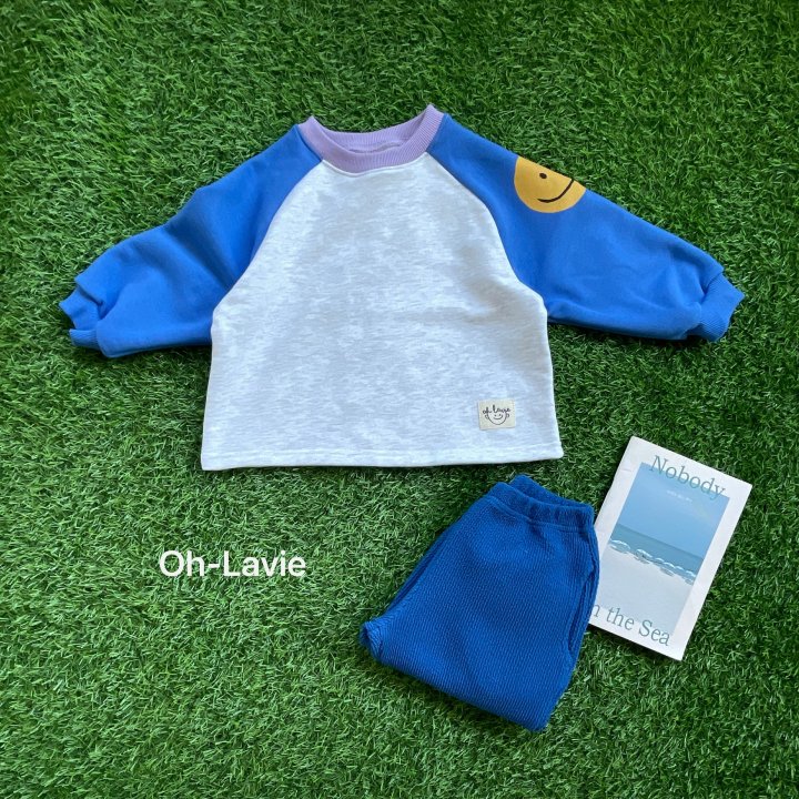 Oh lavie - Korean Children Fashion - #minifashionista - Smile Raglan Sweatshirt - 4