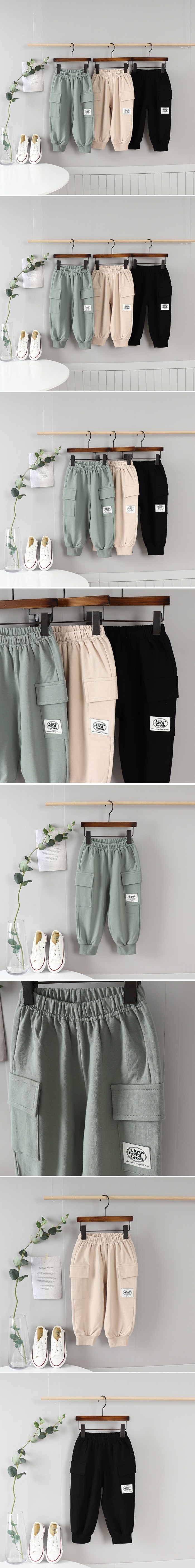 Olive denim - Korean Children Fashion - #Kfashion4kids - Hooded Cargo Pants