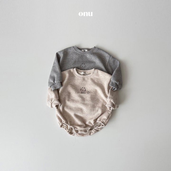 Onu - Korean Baby Fashion - #onlinebabyshop - Bebe Drawing Suit - 4