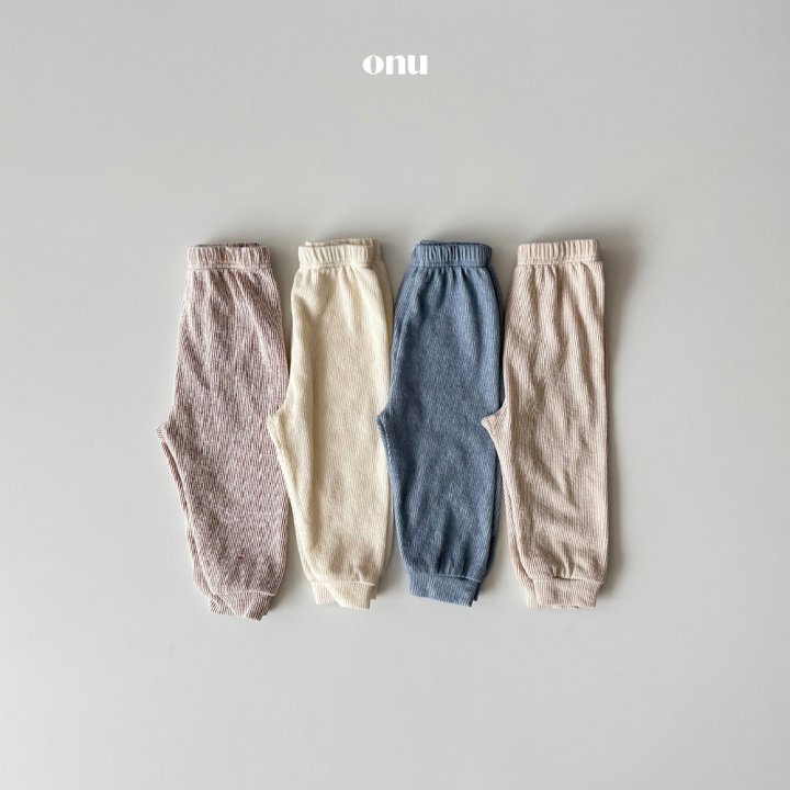 Onu - Korean Baby Fashion - #babyboutique - Bebe Ribbed Leggings