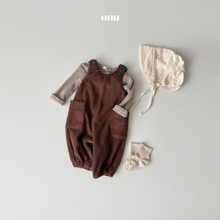 Onu - Korean Baby Fashion - #babyclothing - Bebe Terry Suit - 5