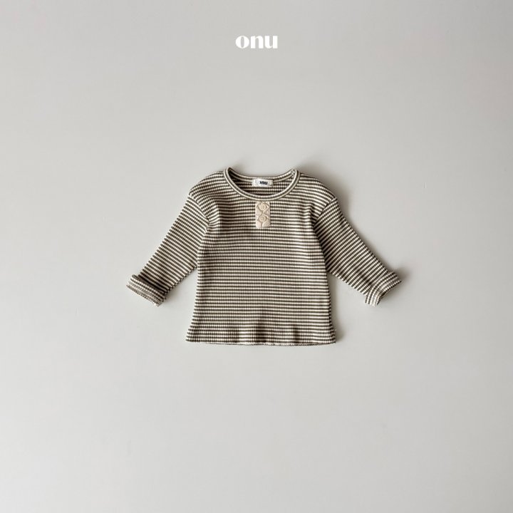 Onu - Korean Baby Fashion - #babyclothing - Bebe Placket Tee - 3