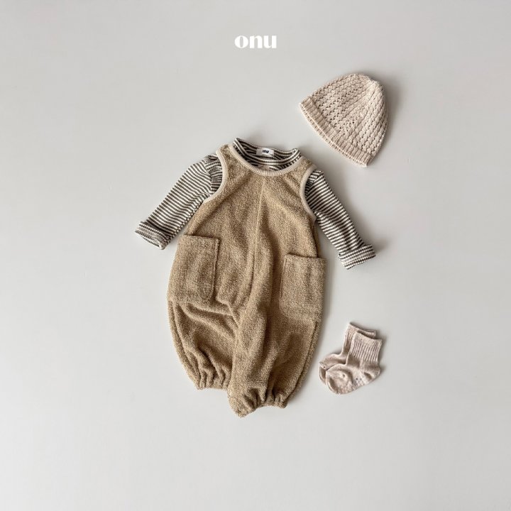 Onu - Korean Baby Fashion - #babyfashion - Bebe Terry Suit - 6