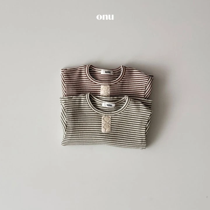 Onu - Korean Baby Fashion - #babyclothing - Bebe Placket Tee - 4