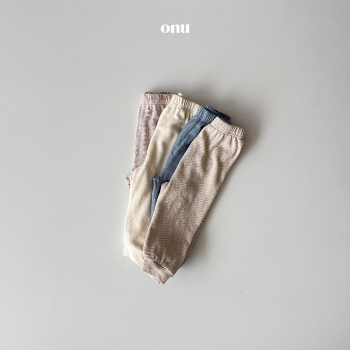 Onu - Korean Baby Fashion - #babyfever - Bebe Ribbed Leggings - 6