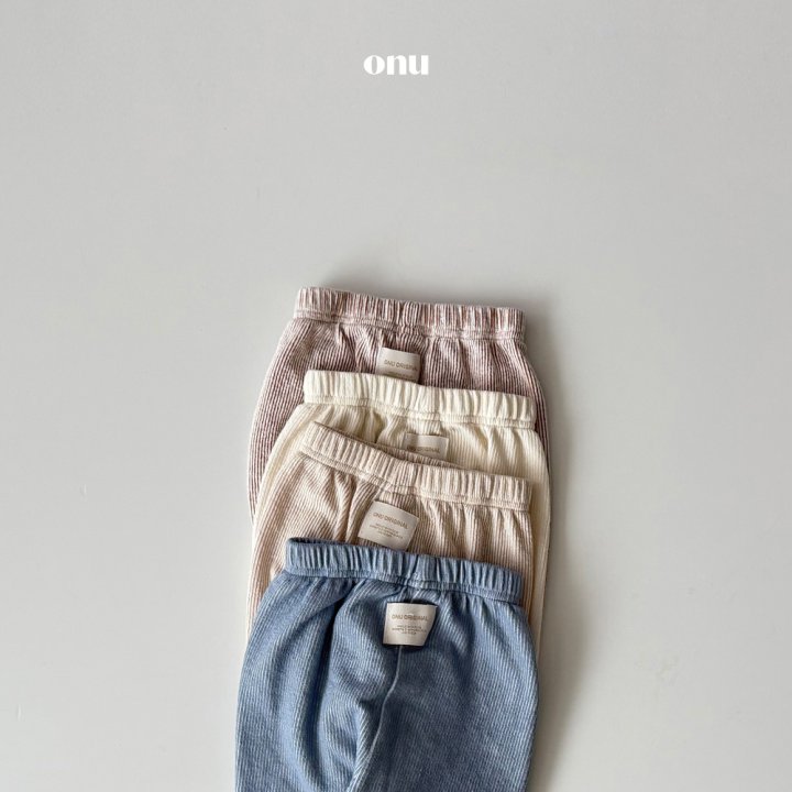 Onu - Korean Baby Fashion - #babygirlfashion - Bebe Ribbed Leggings - 7