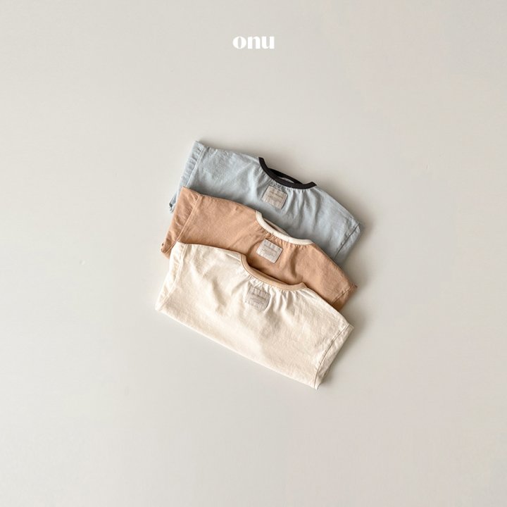 Onu - Korean Baby Fashion - #babyoninstagram - Bebe Basic Binding Tee - 6