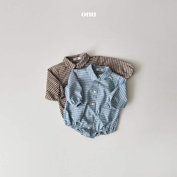 Onu - Korean Baby Fashion - #babywear - Bebe Check Suit - 4