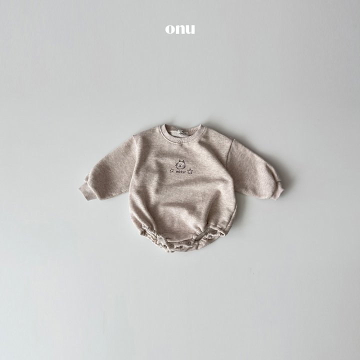 Onu - Korean Baby Fashion - #onlinebabyshop - Bebe Drawing Suit - 3