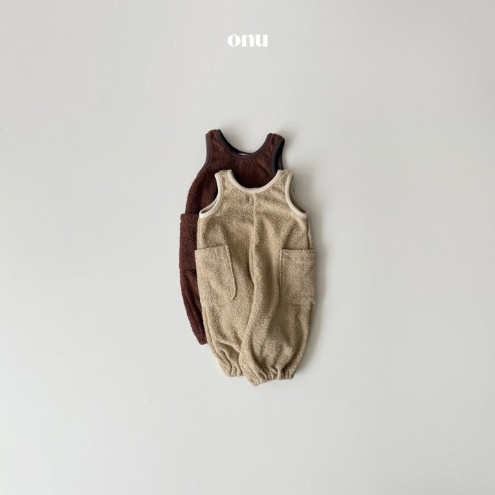 Onu - Korean Baby Fashion - #onlinebabyshop - Bebe Terry Suit