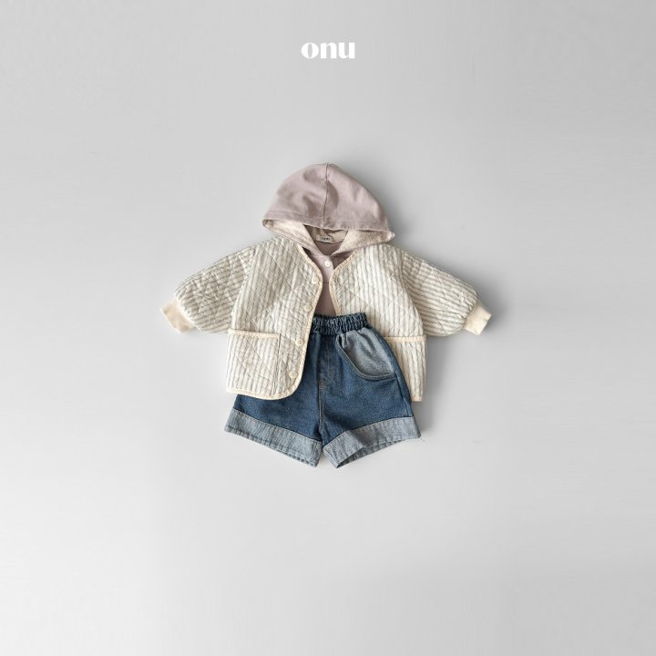 Onu - Korean Children Fashion - #Kfashion4kids - Striped Quilted Jumper - 6
