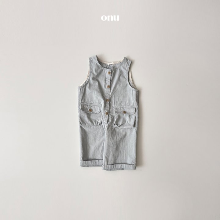 Onu - Korean Children Fashion - #Kfashion4kids - Wide Overalls - 3
