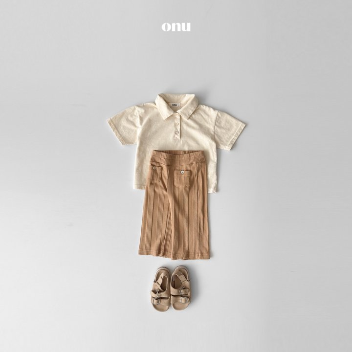 Onu - Korean Children Fashion - #Kfashion4kids - Cheese Ribbed Pants - 6