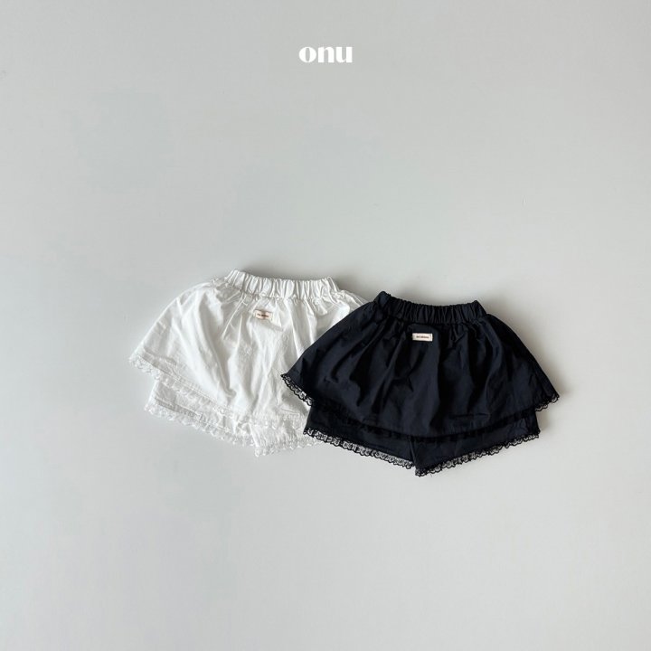 Onu - Korean Children Fashion - #kidzfashiontrend - Petite Lace Skirt - 4