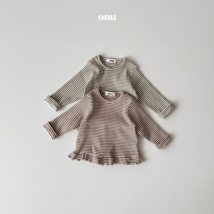 Onu - Korean Children Fashion - #Kfashion4kids - Frill Tee