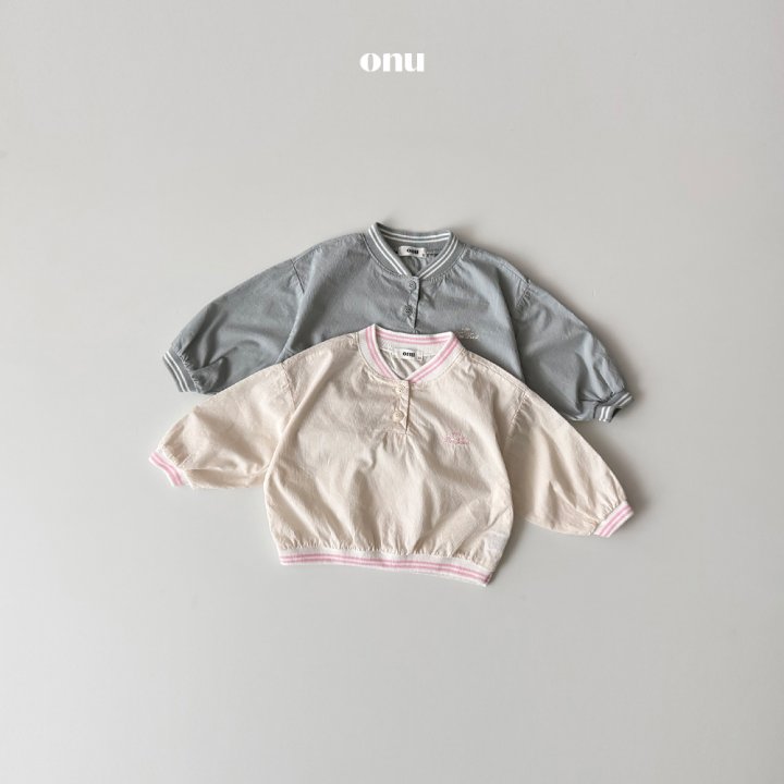 Onu - Korean Children Fashion - #Kfashion4kids - Wind Rib Sweatshirt