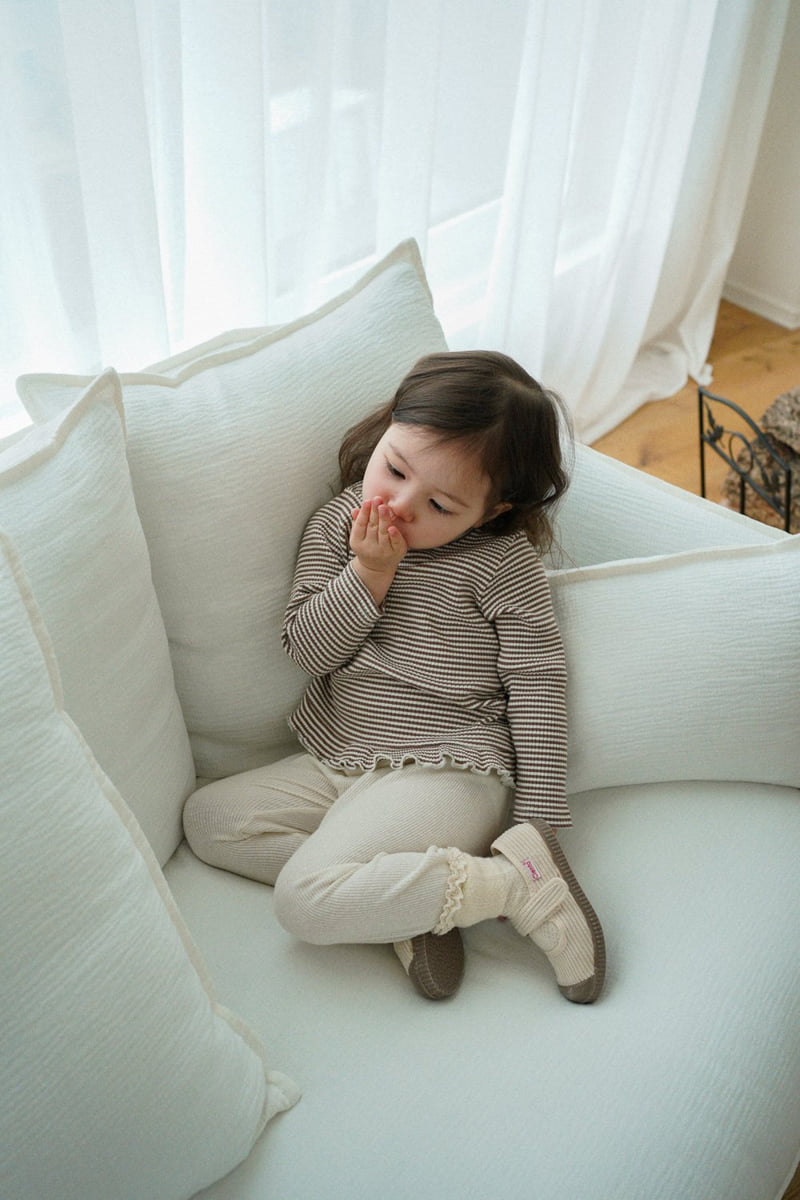 Onu - Korean Children Fashion - #Kfashion4kids - Ribbed Leggings - 10
