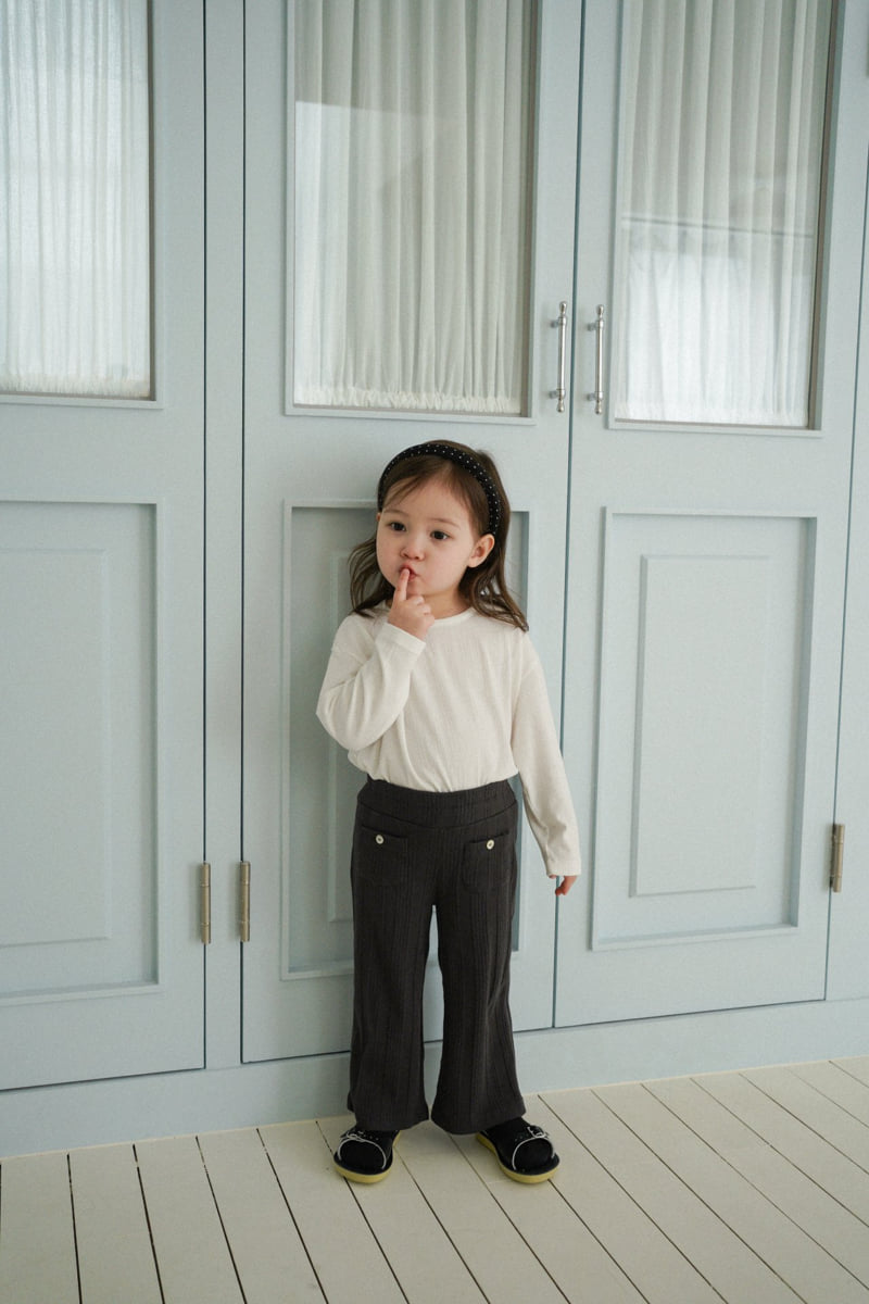 Onu - Korean Children Fashion - #Kfashion4kids - Modal Ribbed Tee - 9