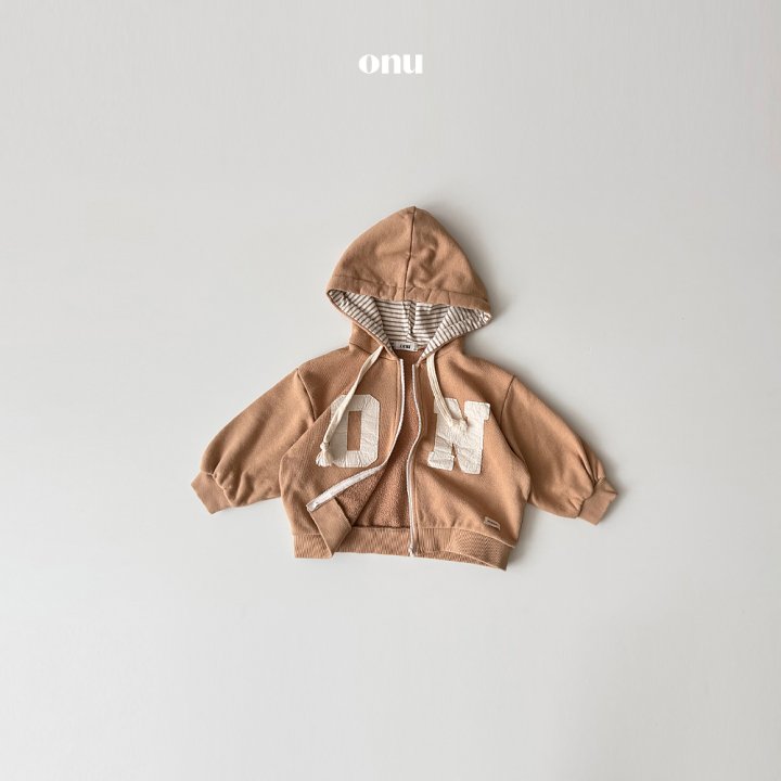 Onu - Korean Children Fashion - #childofig - Onu Patch Hoodie Zip-Up - 3