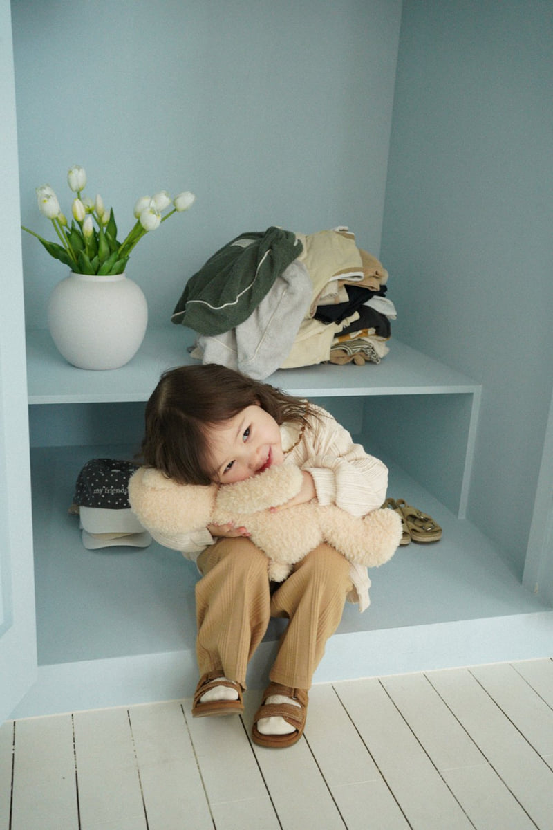 Onu - Korean Children Fashion - #childofig - Cheese Ribbed Pants - 12