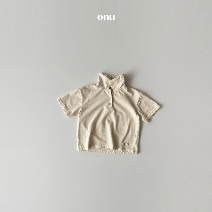 Onu - Korean Children Fashion - #childofig - Piqué Collar Tee - 3