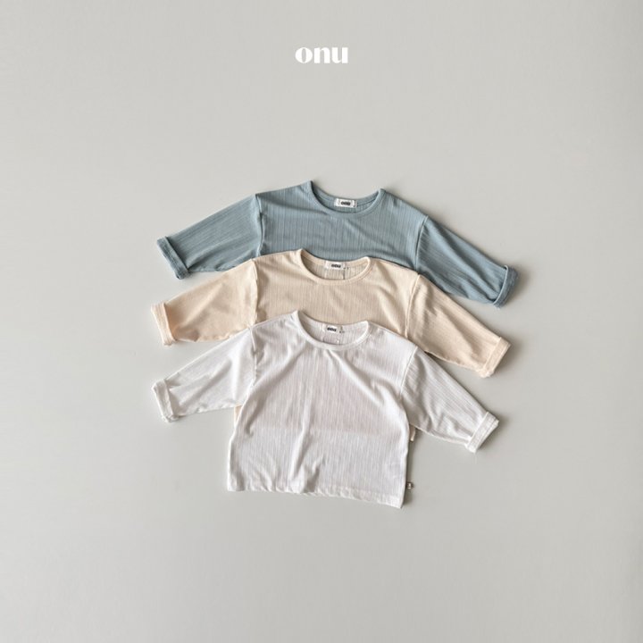Onu - Korean Children Fashion - #childofig - Modal Ribbed Tee