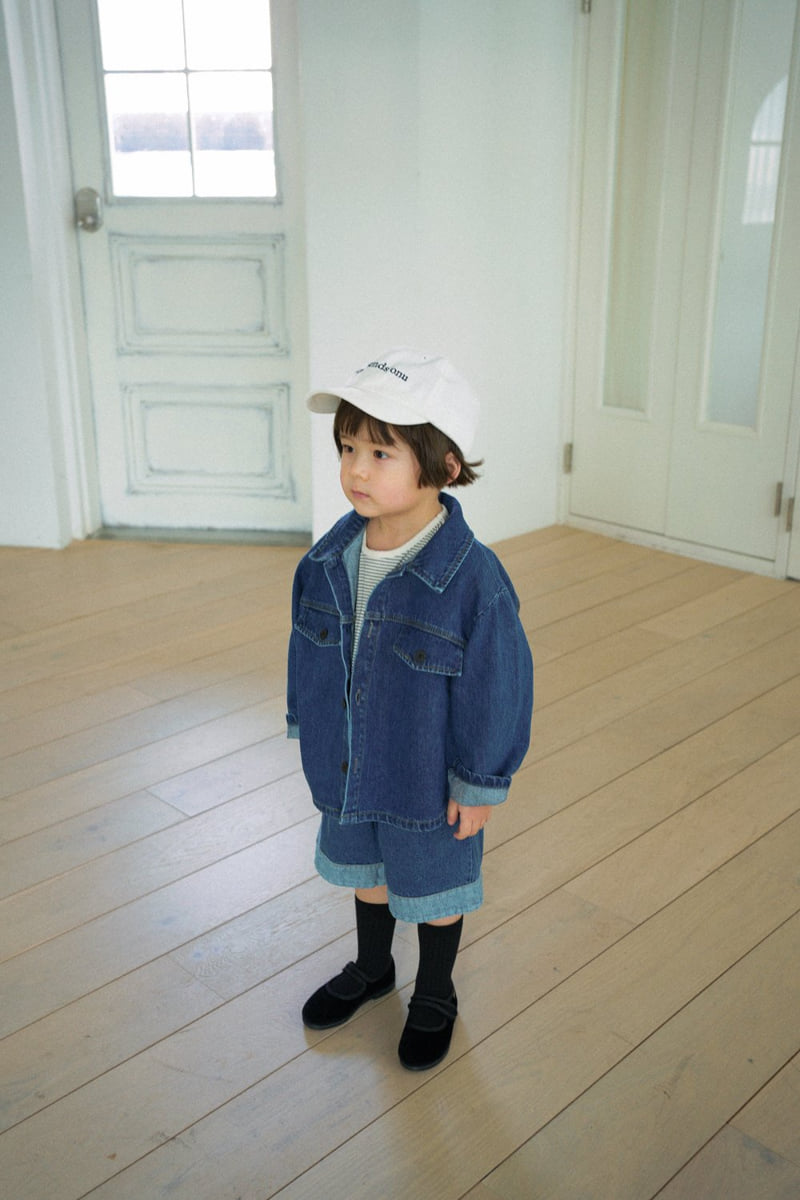 Onu - Korean Children Fashion - #childrensboutique - Pocket Denim Pants - 9
