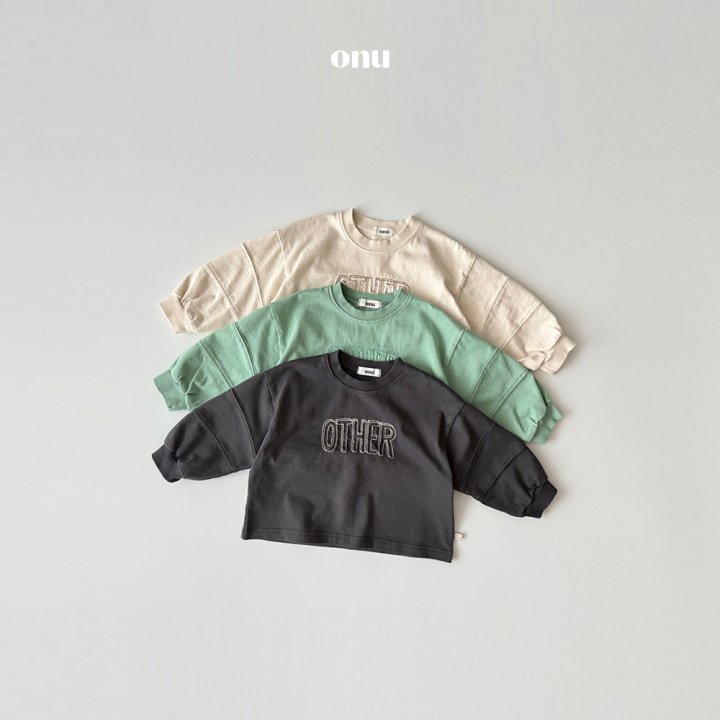 Onu - Korean Children Fashion - #childrensboutique - Stitch Embroidery Tee
