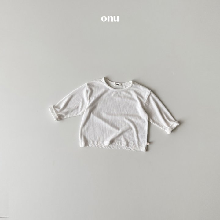 Onu - Korean Children Fashion - #childrensboutique - Modal Ribbed Tee - 2