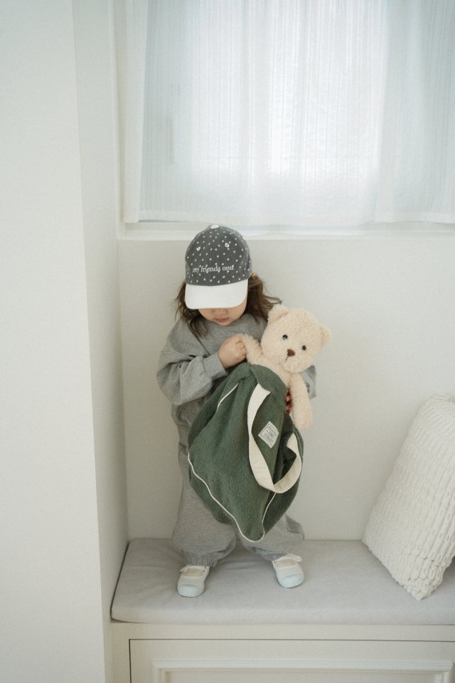 Onu - Korean Children Fashion - #designkidswear - Label Top Bottom Set - 10