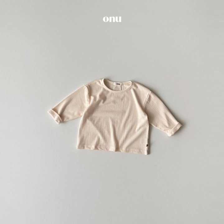 Onu - Korean Children Fashion - #designkidswear - Modal Ribbed Tee - 3