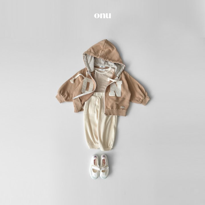 Onu - Korean Children Fashion - #discoveringself - Onu Patch Hoodie Zip-Up - 6