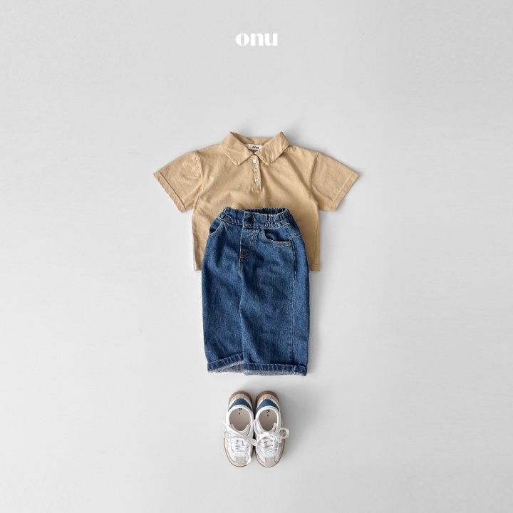 Onu - Korean Children Fashion - #discoveringself - Piqué Collar Tee - 6