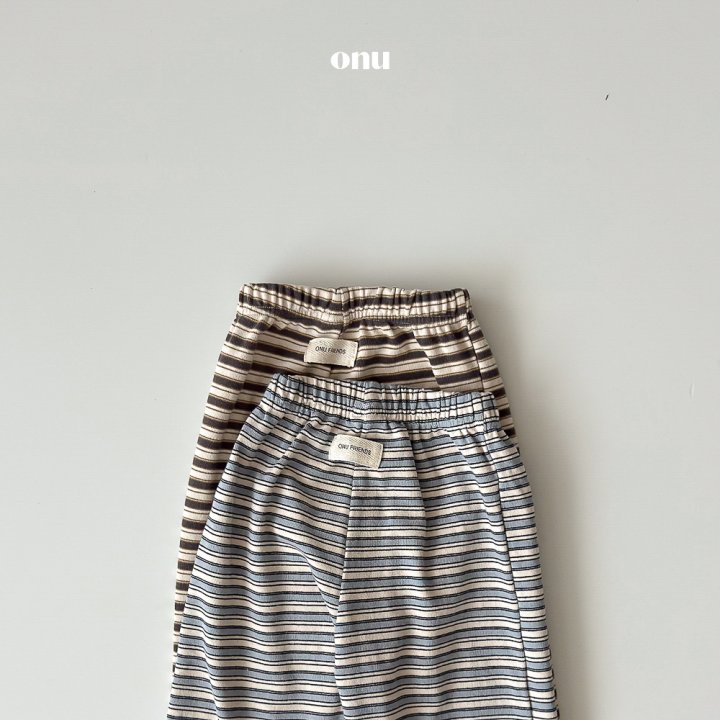 Onu - Korean Children Fashion - #designkidswear - Tico Stripe Pants - 4