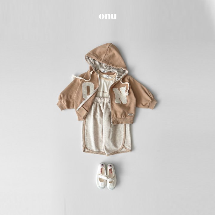 Onu - Korean Children Fashion - #fashionkids - Onu Patch Hoodie Zip-Up - 7