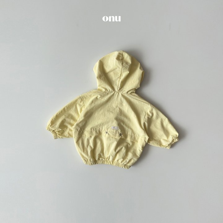 Onu - Korean Children Fashion - #fashionkids - Hooded Panel Windbreaker - 5
