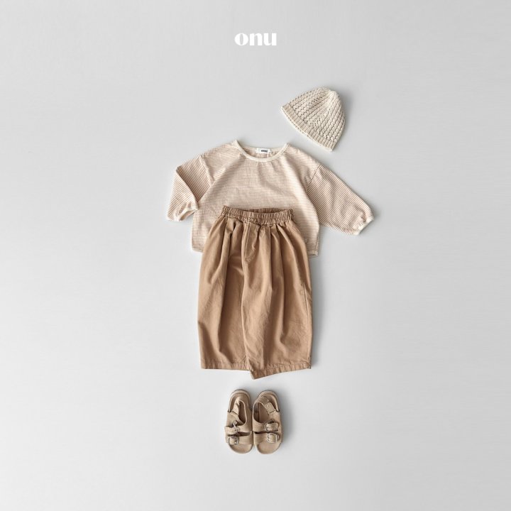 Onu - Korean Children Fashion - #fashionkids - Stripe Binding Tee - 7