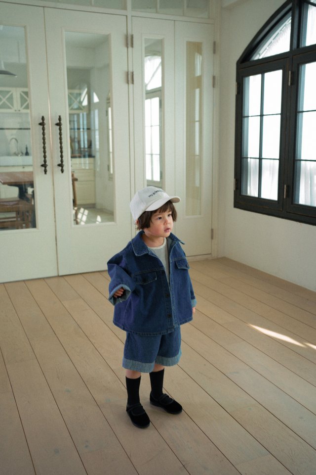 Onu - Korean Children Fashion - #kidsshorts - Denim Jacket - 11