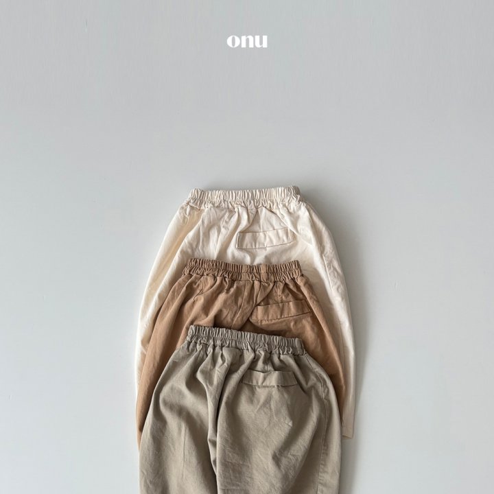 Onu - Korean Children Fashion - #kidsshorts - Twill Pleated Pants - 5