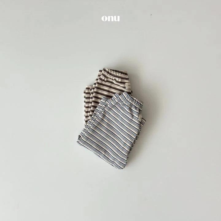 Onu - Korean Children Fashion - #kidsshorts - Tico Stripe Pants - 6